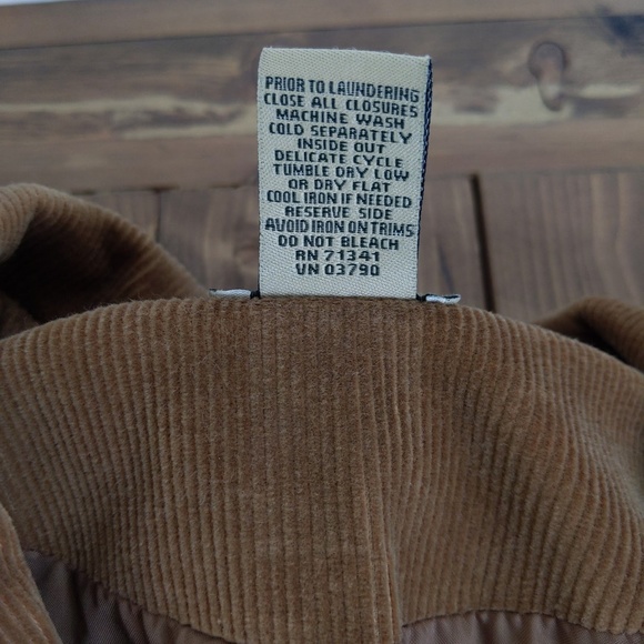 L.L. Bean Women’s Tan Corduroy Blazer Jacket - Picture 16 of 16